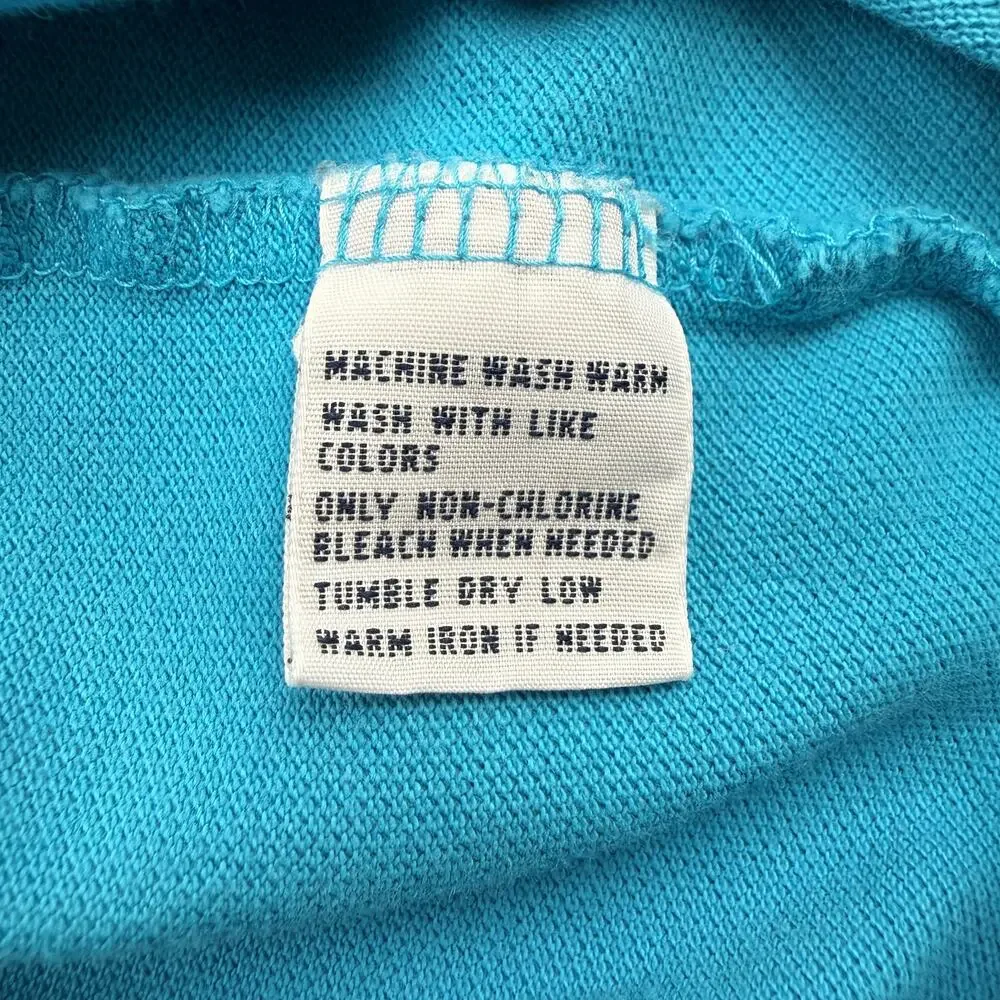 Polo Ralph Lauren Polo Shirt XL Turquoise Blue Cotton Classic Preppy Casual